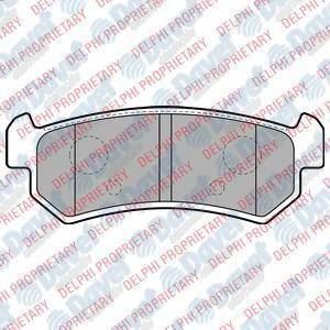 DELPHI LP1910 Fren Balatasi Arka (104mm) Nubira Lacetti 03-